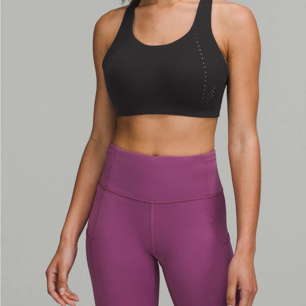 Lululemon athletics bras. Ones black and one grey. Air support bra